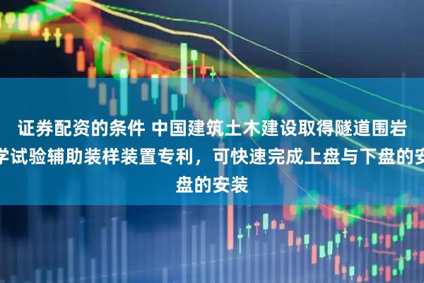 证券配资的条件 中国建筑土木建设取得隧道围岩力学试验辅助装样装置专利，可快速完成上盘与下盘的安装